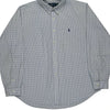 Ralph Lauren Checked Shirt - 2XL Blue Cotton