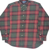 Ralph Lauren Checked Flannel Shirt - XL Red Cotton