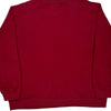 Starter Sweatshirt - XL Red Cotton Blend