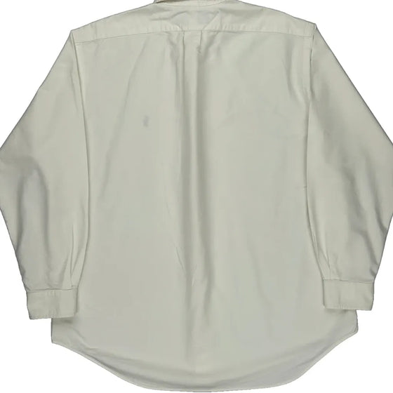 Ralph Lauren Collared Shirt - Large White Cotton