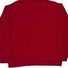 Chaps Ralph Lauren Spellout Sweatshirt - Large Red Cotton Blend