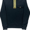 Ralph Lauren 1/4 Zip - Small Black Cotton