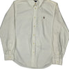 Ralph Lauren Shirt - Medium White Cotton