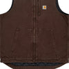 Carhartt Tall Gilet - Large Brown Cotton Blend