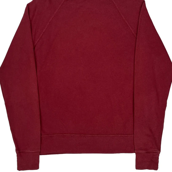 Ralph Lauren Sweatshirt - Small Burgundy Cotton