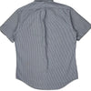 Ralph Lauren Striped Short Sleeve Shirt - Medium Blue Cotton