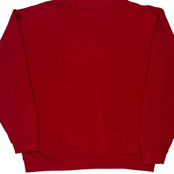 Arkansas Adidas Sweatshirt - Medium Red Cotton