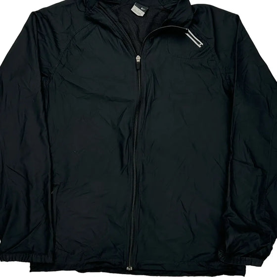 Nike Jacket - Large Black Polyester