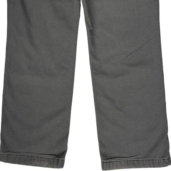 Carhartt Trousers - 26W UK 6 Grey Cotton Blend