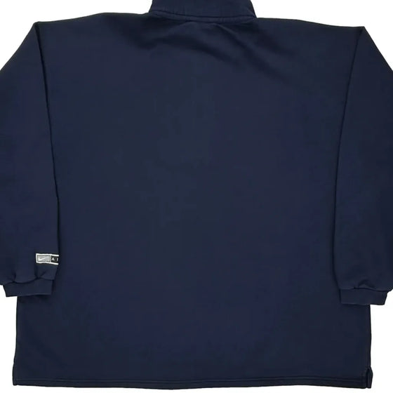 Nike 1/4 Zip - XL Navy Polyester