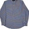 Ralph Lauren Checked Shirt - XL Blue Cotton