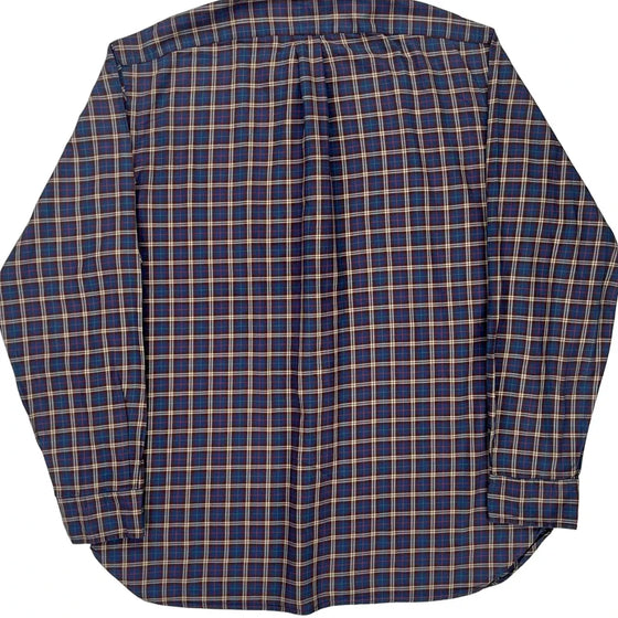 Ralph Lauren Checked Shirt - XL Blue Cotton