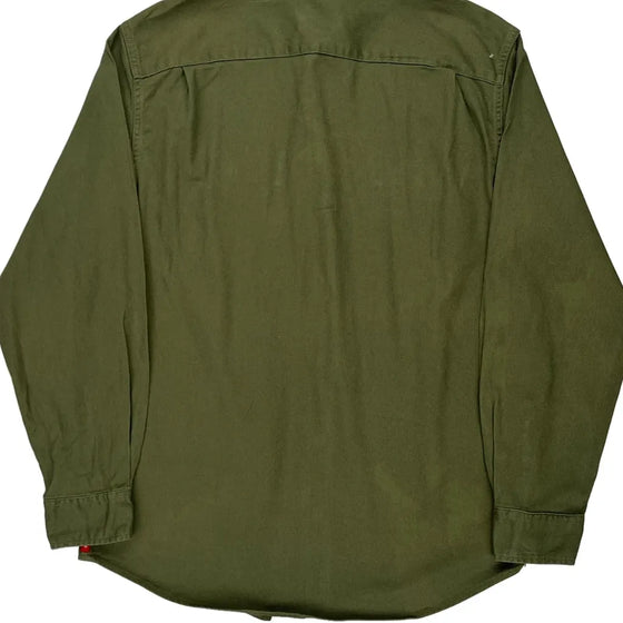 Wrangler Shirt - Medium Green Cotton Blend