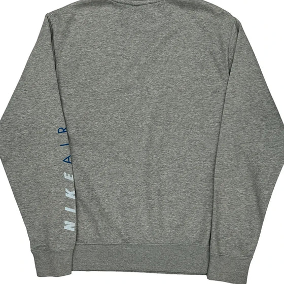 Nike Air Nike Graphic Sweatshirt - Small Grey Cotton Blend