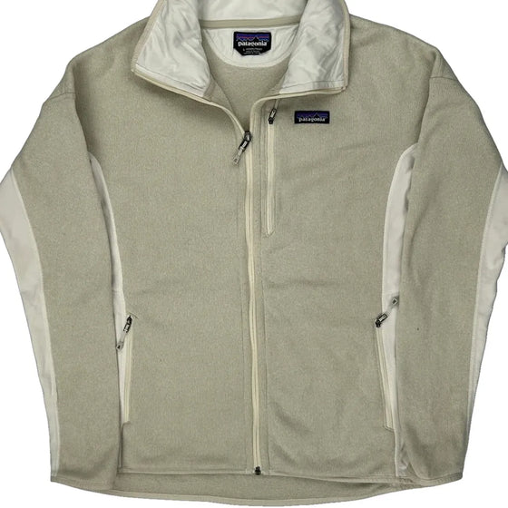 Patagonia Fleece - Large Beige Polyester