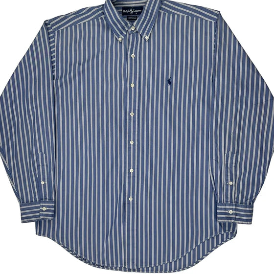 Yarmouth Ralph Lauren Shirt - Large Blue Cotton