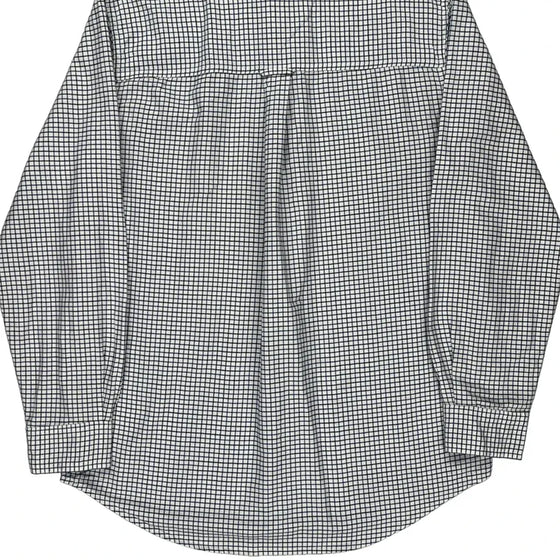 Chaps Ralph Lauren Checked Shirt - Medium White Cotton