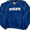 Indianapolis Colts Nfl Graphic Windbreaker - Large Blue Polyester