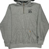 Aviation Service Inc. Carhartt Graphic Hoodie - 2XL Grey Cotton Blend