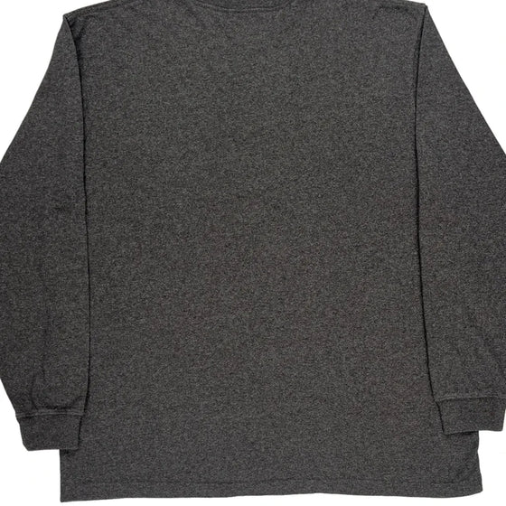 Carhartt Long Sleeve T-Shirt - XL Grey Cotton