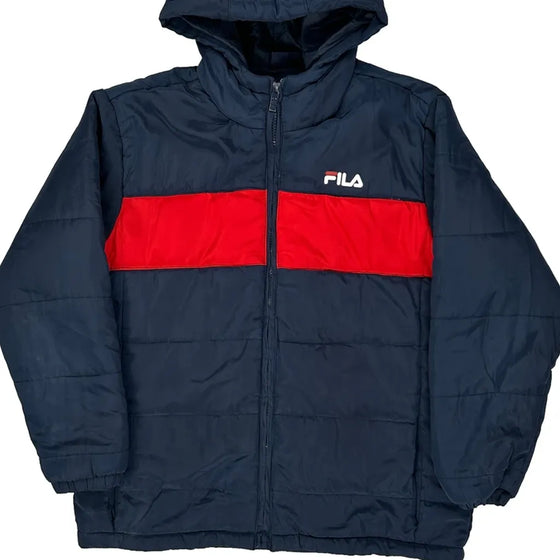 Age 16 Fila Puffer - XL Navy Polyester