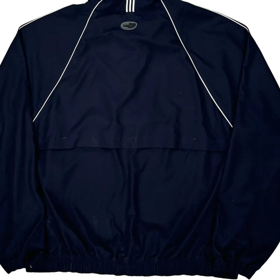 Adidas Windbreaker - Large Navy Polyester