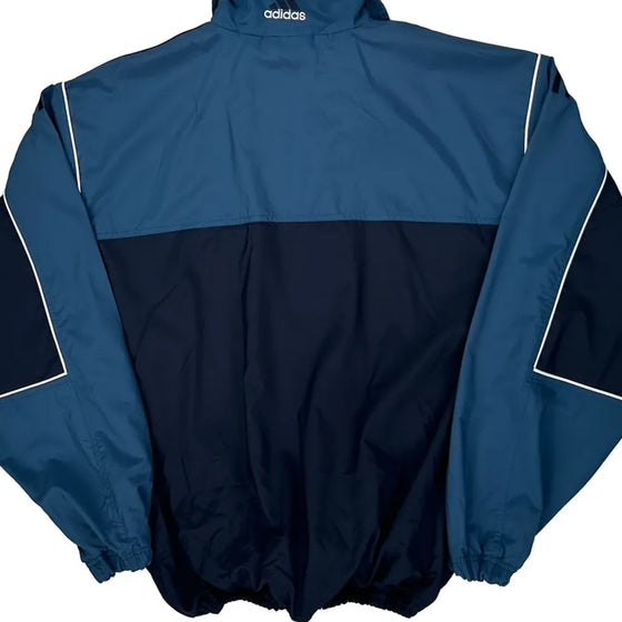 Adidas Track Jacket - Medium Blue Polyester