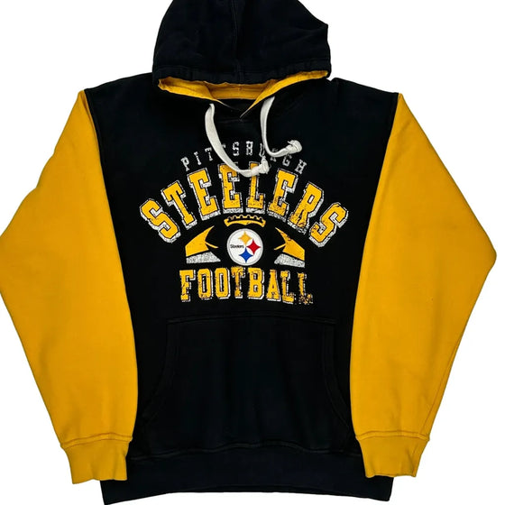 Pittsburgh Steelers Nfl Graphic Hoodie - XL Black Cotton Blend