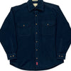 Levis Shirt - Medium Navy Cotton