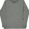 Carhartt Long Sleeve T-Shirt - Small Grey Cotton Blend