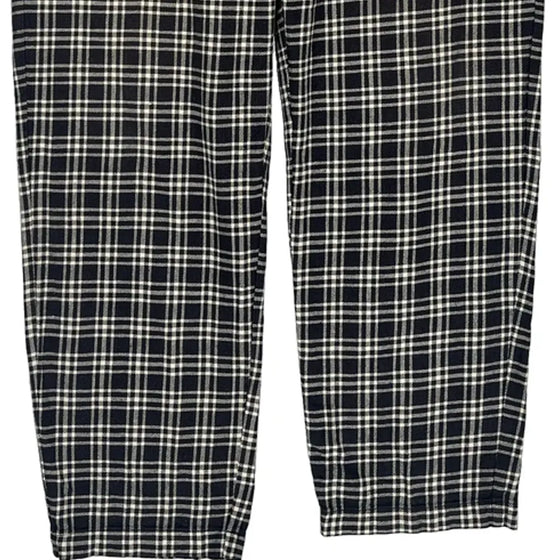 Stussy Checked Trousers - 34W 27L Black Cotton Blend