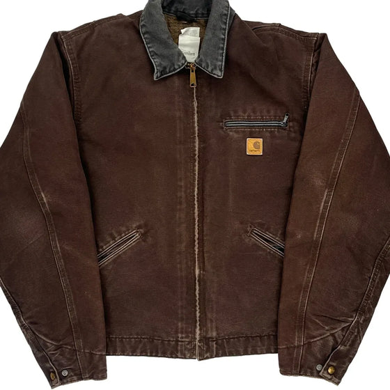 Carhartt Tall Jacket - Large Brown Cotton