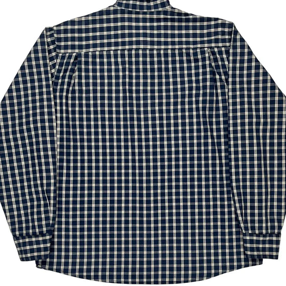 Lee Checked Shirt - Large Blue Cotton