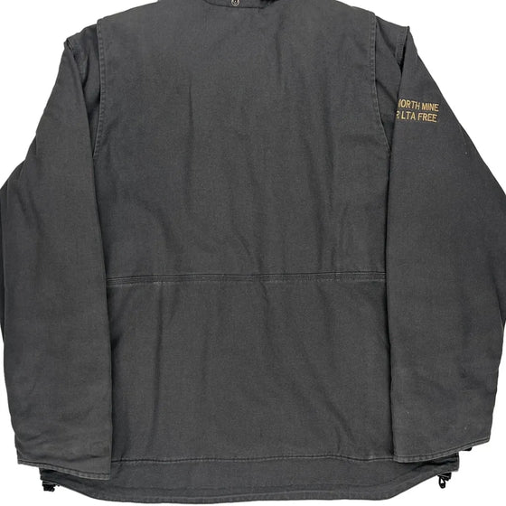 Klondex Mines Ltd Carhartt Jacket - XL Grey Cotton Blend