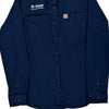 Basf Carhartt Shirt - Small Navy Cotton