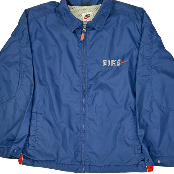 Age 13-15 Nike Jacket - XL Blue Polyester