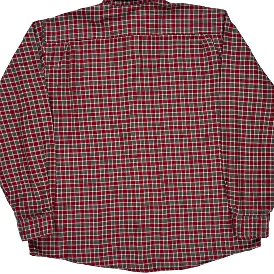 Wrangler Checked Shirt - XL Red Cotton