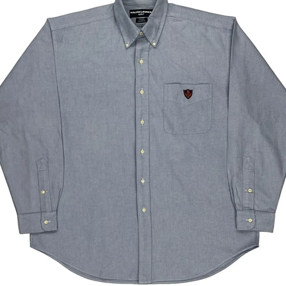 Ralph Lauren Shirt - Large Blue Cotton