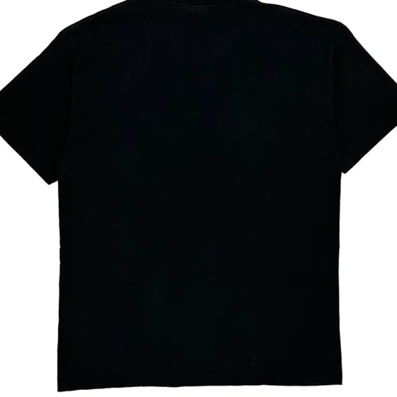 Nike Graphic T-Shirt - Large Black Cotton