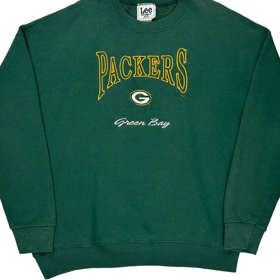 Packers Lee Graphic Sweatshirt - XL Green Cotton Blend