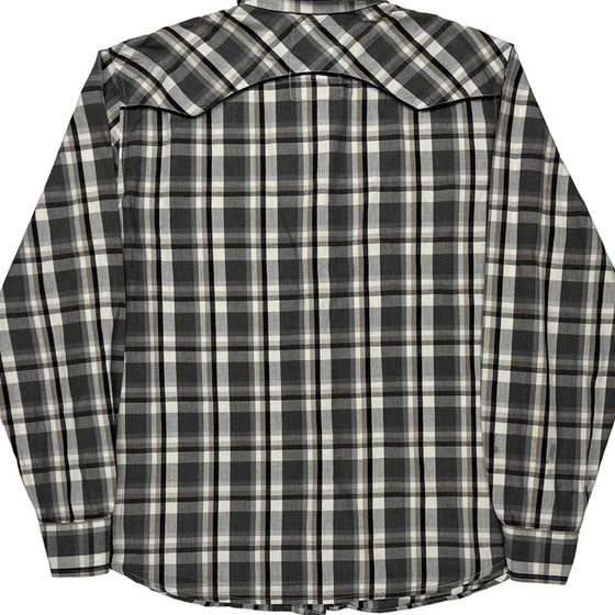 Levis Checked Shirt - Large Black Cotton