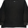 Carhartt Long Sleeve T-Shirt - 2XL Black Cotton