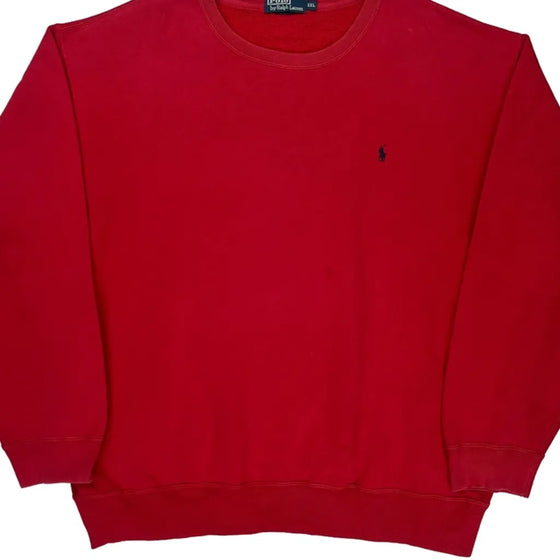 Ralph Lauren Sweatshirt - 2XL Red Cotton