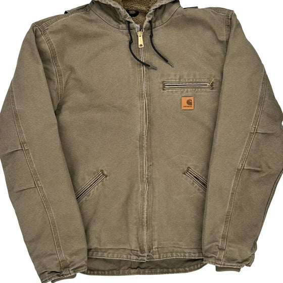 Carhartt Jacket - Medium Khaki Cotton Blend