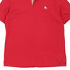 Vintage red Burberry Brit Polo Shirt - mens xx-large