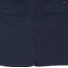 Tommy Hilfiger Mini Skirt - 32W UK 12 Navy Cotton