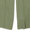 Vintage green College Trousers - mens 25" waist