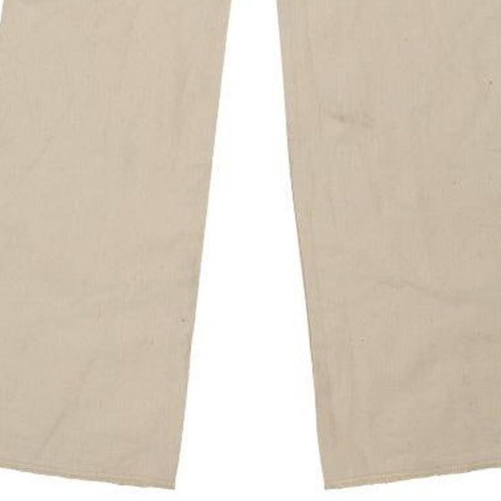 Vintage cream Blizz Trousers - mens 32" waist