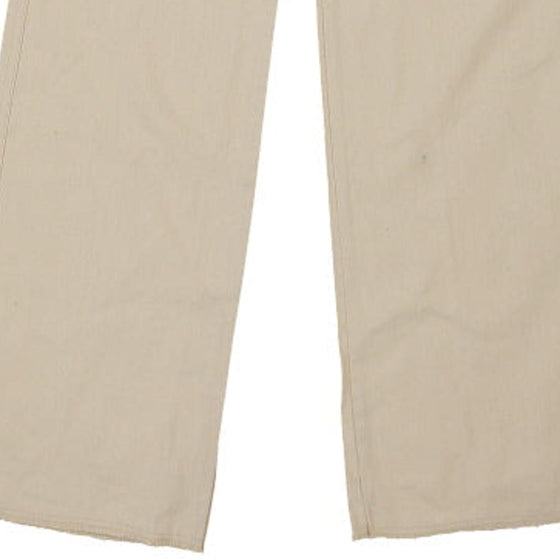 Vintage cream Blizz Trousers - mens 32" waist