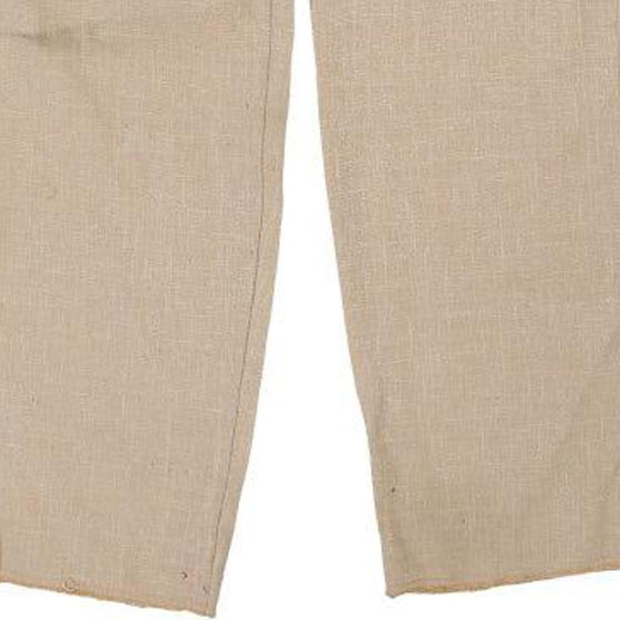 Vintage beige Blu Daniel Trousers - womens 32" waist